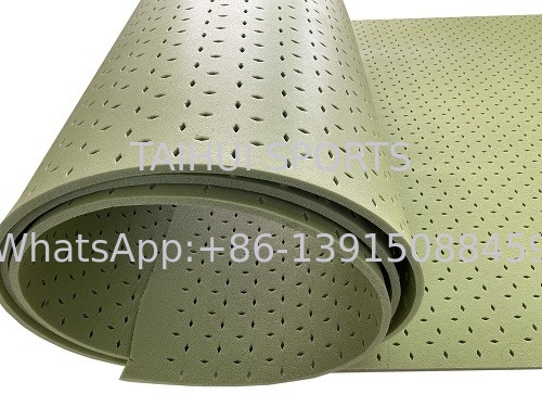TAIHUI T2510G شاک پد زیرپوش طراحی سبک وزن جذب شاک عالی طول رول قابل تنظیم دوام بالا سبز / سفارشی