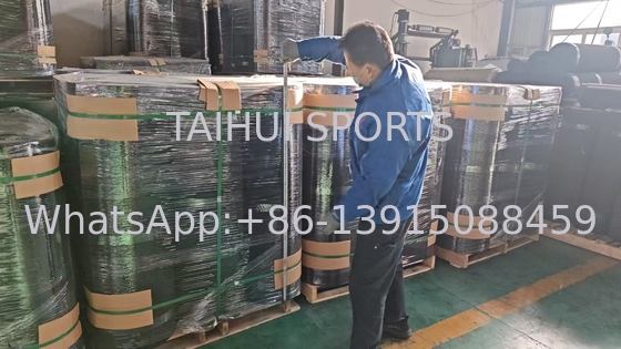 15mm سیاه SBR قطرات لاستیکی تشک پاد برای سالن های ورزشی داخل خانه هاکی