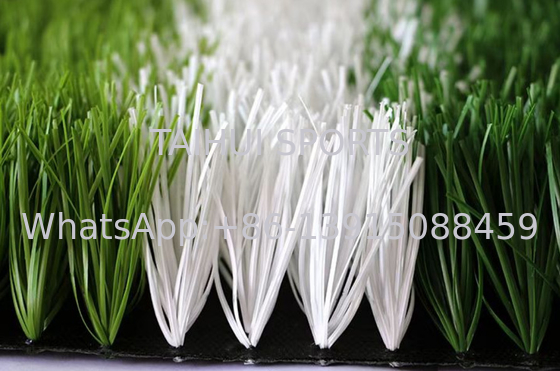50mm ارتفاع انبار مواد مصنوعی PE دکوراسیون باغ فرش چمن مصنوعی برای زمین فوتبال