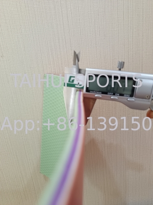 6mm بادی منتون Pvc فلور تایل سبز / آبی / زرد / قرمز / خاکستری تناسب اندام در فضای باز PVC کف داخلی