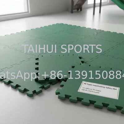 تشک ایمنی PE فوم با ضخامت 10-100mm و HIC & CFH تضمین شده برای پد شوک زمین بازی