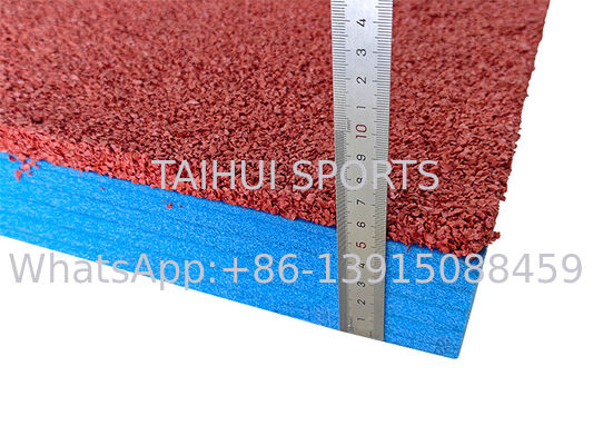 30-80mm HIC/CFH تست شده شاک پد با سطح EPDM برای زیرپوش زمین بازی و نفوذ آب بالا