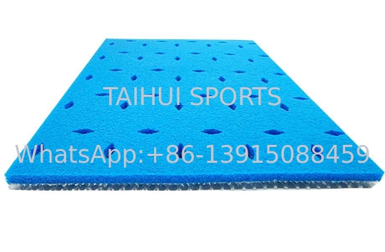 12mm 15mm زیرپوش تخلیه چمن مصنوعی برای پد شوک چمن FIFA استاندارد طراحی تخلیه الماس