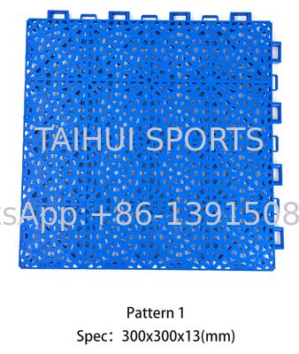 کاشی های کف ورزشگاه شخصی، کاشی های پلی پروپیلن برای زمین بسکتبال