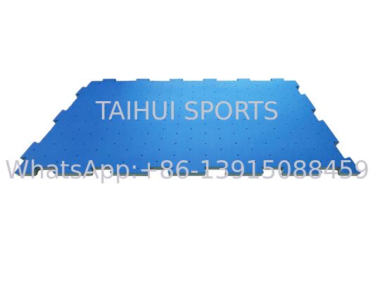 پد شاک متقاطع زمین بازی از فوم PE با HIC / CFH 1-3m برای محافظت از آسیب 30mm -50mm ضخامت زیر چمن مصنوعی