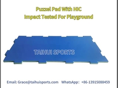 30MM 50MM زمین بازی پازل پد شوک پد چمن لایه ایمنی لایه تخلیه