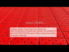 پودر شاک مدل برتر برای چمن مصنوعی عملکرد بالا بهترین راه حل پایدار برای چمن مصنوعی EN:15530 EN15330 فاضلاب جذب شوک ساخت زمین های ورزشی