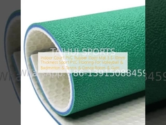 کفپوش لاستیکی پی وی سی سالن سرپوشیده با ضخامت 3.5 تا 10 میلی‌متر، کفپوش ورزشی پی وی سی برای والیبال، بدمینتون، تنیس، اتاق رقص و باشگاه